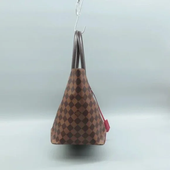 100% Authentic Louis Vuitton Caissa Brown Damier Ebene Canvas Tote - Picture 4 of 12